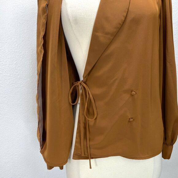 Vintage Rae Hepburn California Blouse Size 6 USA Secretary Career Evening Wear - Picture 8 of 10